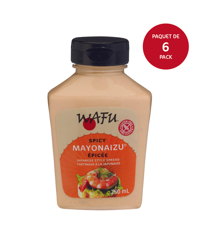 WAFU® Mayonaizu épicée 6 X 250 mL