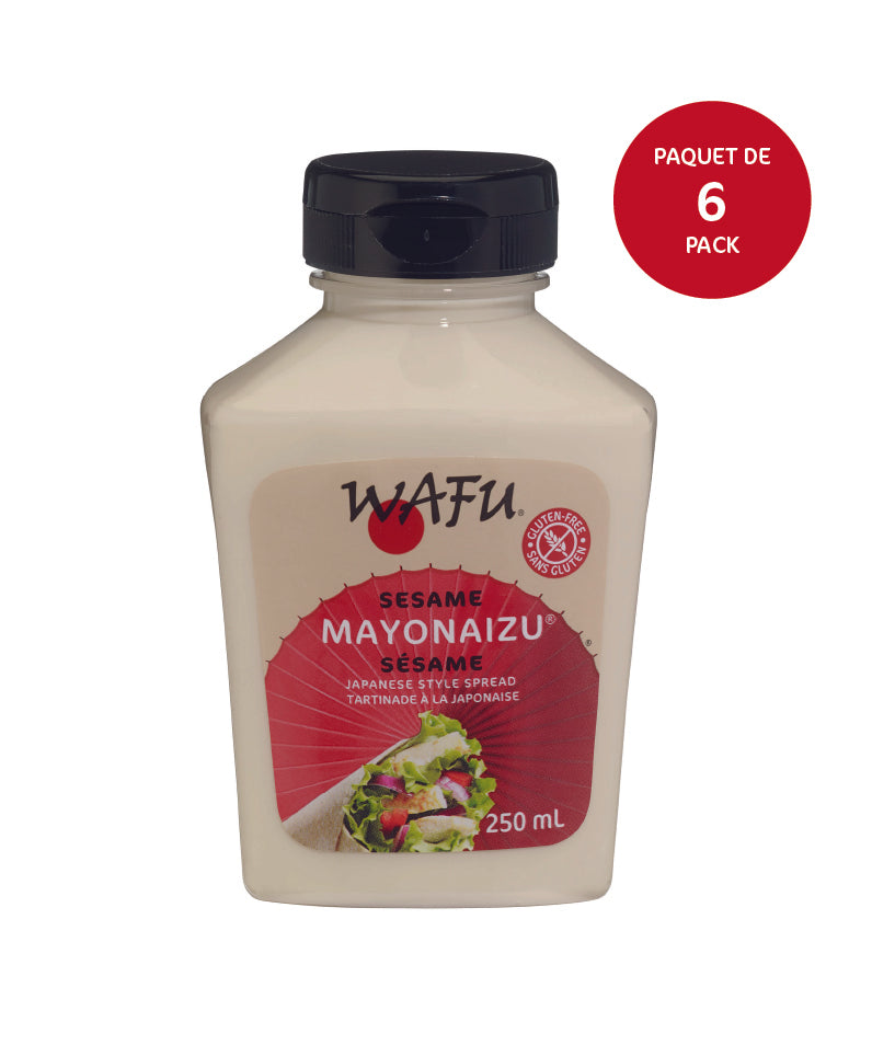 WAFU® Tartinade Mayonaizu au sésame 6 x 250 mL